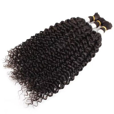 Des vagues profondes et humides et ondulantes Boho humain tressant des cheveux bruts en vrac pour des affaires réussies