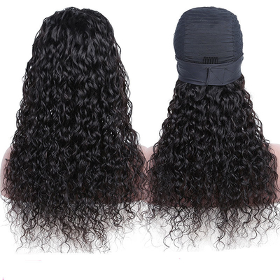 100% Cheveux humains Corps brésilien ondulé Perruques bouclées avec bandeau 2022 Design Free Sample