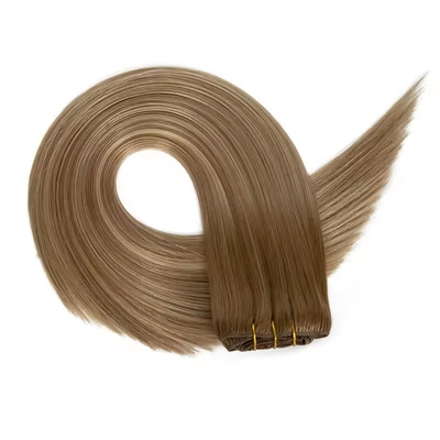 100% de cheveux humains de qualité supérieure, élastiques, raides, avec des extensions de cheveux naturelles.