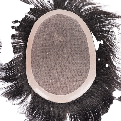 Matériau de base de la dentelle suisse 100% humaine pour cheveux vierges non transformés