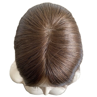 Coupe de cheveux européenne pour femmes Intégration Cheveux noirs naturels/bruns foncés/bruns moccas