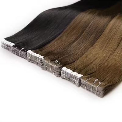 Blonde Invisible en bande Invisible 100 cheveux humains sans couture Extension de cheveux humains