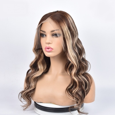 Cheveux brésiliens à cuticule complète HD 13*4*1 Lacet Frontale Cheveux humains Perruques pour un aspect naturel