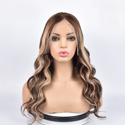 Cheveux brésiliens à cuticule complète HD 13*4*1 Lacet Frontale Cheveux humains Perruques pour un aspect naturel