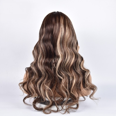 Cheveux brésiliens à cuticule complète HD 13*4*1 Lacet Frontale Cheveux humains Perruques pour un aspect naturel