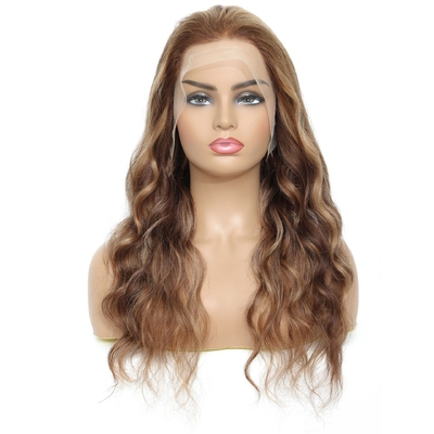 Cheveux brésiliens à cuticule complète HD 13*4*1 Lacet Frontale Cheveux humains Perruques pour un aspect naturel