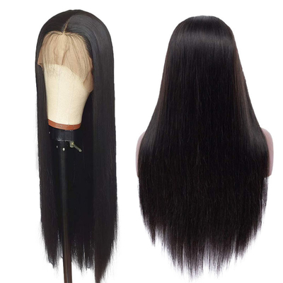Pleine cuticule alignée cheveux humains vierges bruts dentelle perruque avant avec 180% Densité 250g-450g