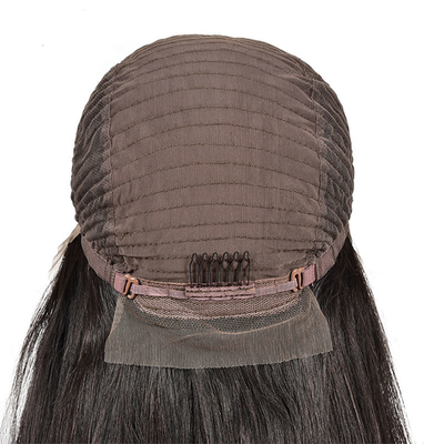 Pleine cuticule alignée cheveux humains vierges bruts dentelle perruque avant avec 180% Densité 250g-450g