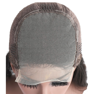 Perruque sans glande HD transparente dentelle frontale osseuse droite Viêt-Nam cru vierge cheveux humains perruques haut