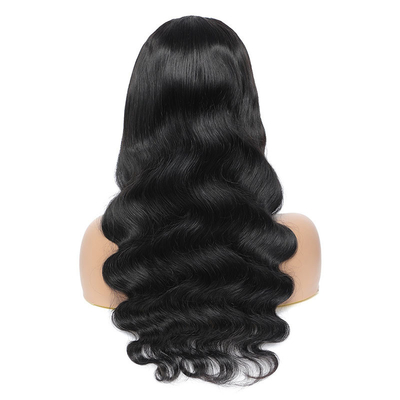 150% Densité Brésilienne Remy Corps Vagues Cheveux U Partie Perruques Moyen ouvert pour les femmes noires