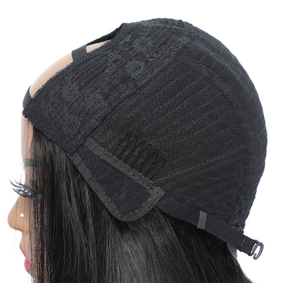 Cheveux brésiliens à cuticule complète en U-partie avec 180% de densité dans l'os droit