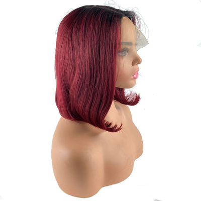 12a Double dessiné Bob court Cheveux humains Perruque Cheveux vierges Oui Avantage Doux Brillant Pas de déversement Pas de brouillard