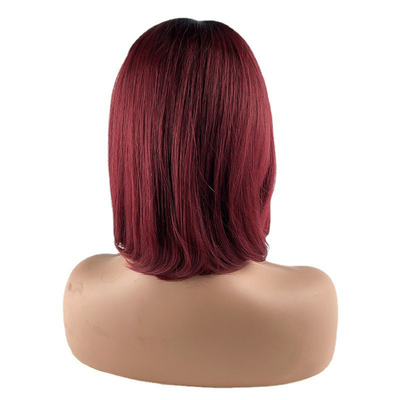 12a Double dessiné Bob court Cheveux humains Perruque Cheveux vierges Oui Avantage Doux Brillant Pas de déversement Pas de brouillard