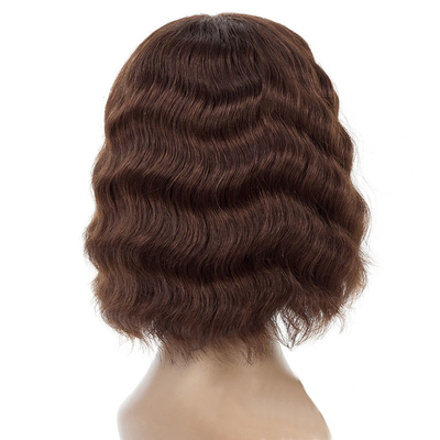 250g-450g Brésilienne cheveux humains perruque en vrac Virgin Remy Machine faite courte Bob Perruques avec des fournisseurs de bangs