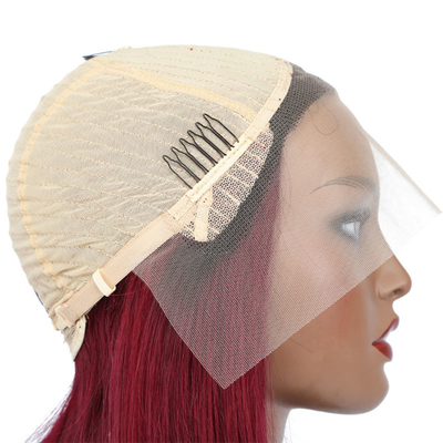 100% cheveux humains courts bouclés Bob droit Pixie dentelle avant Perruque en T-partie tissus brésiliens
