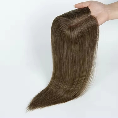 Coupe de cheveux européenne 14 pouces Outlet Mono Topper pour les femmes Cheveux humains