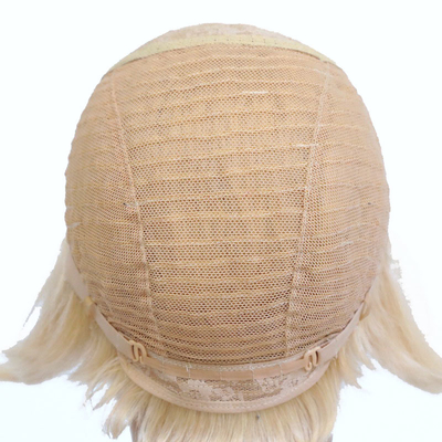 Perruques de dentelle 613 de couleur blonde péruvienne courte bob Perruques de cheveux humains pour femmes noires