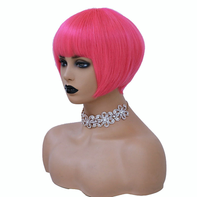 Perruques de dentelle 613 de couleur blonde péruvienne courte bob Perruques de cheveux humains pour femmes noires
