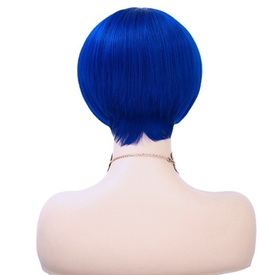Matériau de base en dentelle suisse Remy Hair Virgin Silky Short Bob Cut Perruques pour femmes avec 1