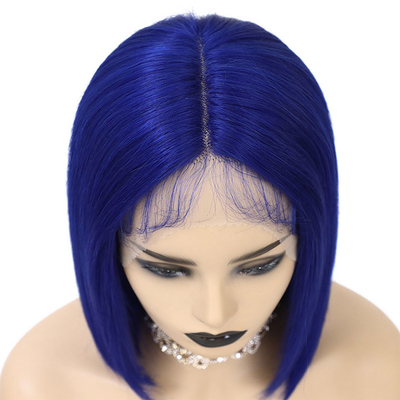 BOB Perruque 14 pouces 100% cheveux humains vierges 360 dentelle frontale transparente dentelle pour les femmes noires
