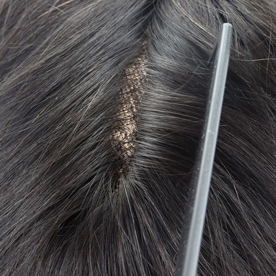 Toupe à cheveux humains pour hommes Remy Hair Grade et cuticule complète