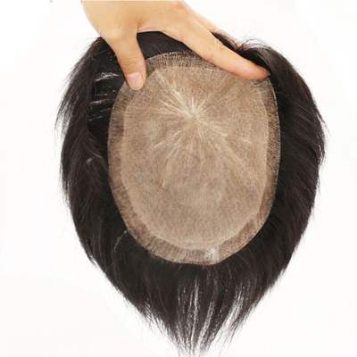 100% cheveux humains à cuticule complète Oui.100% cheveux vierges à cuticule alignée Toupe naturel pour hommes
