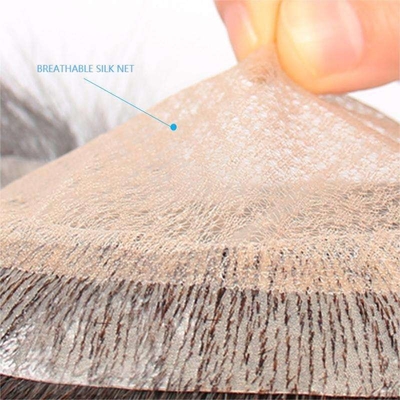 100% cheveux humains à cuticule complète Oui.100% cheveux vierges à cuticule alignée Toupe naturel pour hommes