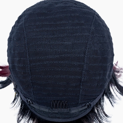 6 pouces d'été en HD Suisse dentelle vierge brune Cheveux humains soyeux droits courts Perruque Pixie coupé Perruques pour les femmes noires