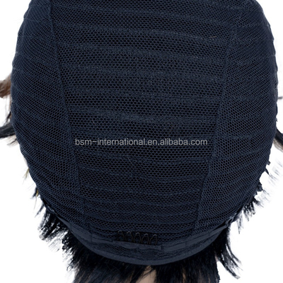 T1B/27 Couleur Pré-pluqué Cheveux courts humains Perruques pour femmes noires Coupe Pixie brésilienne