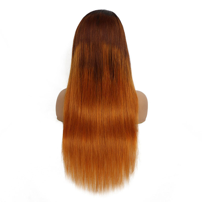 L'expérience de la cuticule complète brésilienne de cheveux humains dentelle parure frontale T1B/4/30HL couleur Ombre