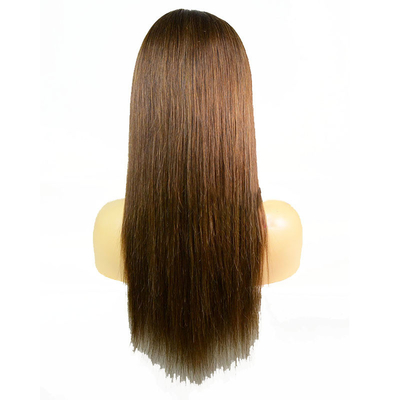 16-24 pouces 613 Blonde Hand Tied PU Silicium Perruques médicales pour les femmes blanches 100% cheveux humains