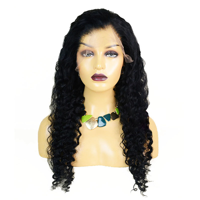 360 Swiss Lace Vendeurs de perruque à la main avec cheveux naturels bouclés brésiliens bruts