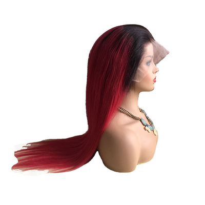 10-24 pouces Cheveux humains bruts Blonde Full Lace 360 Perruque Tissée à la main Un donneur Couleur claire 613