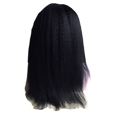 100% cheveux humains BSM réductions 360 cuticule de dentelle complète alignée italienne Yaki perruque droite