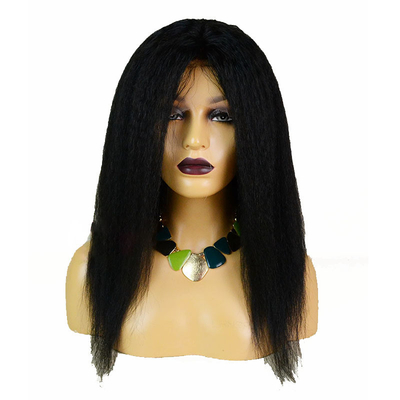 100% de cheveux humains vierges non transformés, haute densité, perruque à la main pour femmes blanches