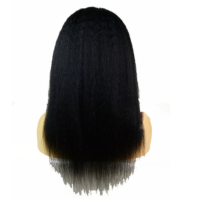 100% de cheveux humains vierges non transformés, haute densité, perruque à la main pour femmes blanches