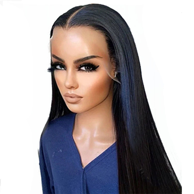 Toutes les couleurs adaptées à la peinture 250% densité HD dentelle cheveux humains perruques pour femmes noires