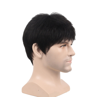 250g-450g Perruques de cheveux humains pour hommes 6 pouces de longueur directement des fabricants au mieux
