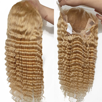 Des perruques frontales en dentelle transparente pour le matériau de base en dentelle brune claire