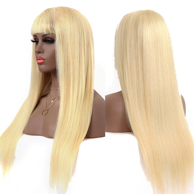 100% de cuticule vierge alignée cheveux humains 613 Perruque blonde pour les femmes noires