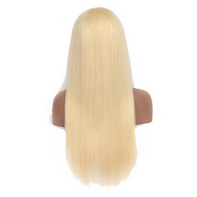 100% de cuticule vierge alignée cheveux humains 613 Perruque blonde pour les femmes noires