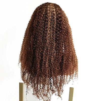 Rémy cheveux brésiliens cheveux humains vierges bouclés dentelle bouclée perruques avant P4/27 pour les femmes noires