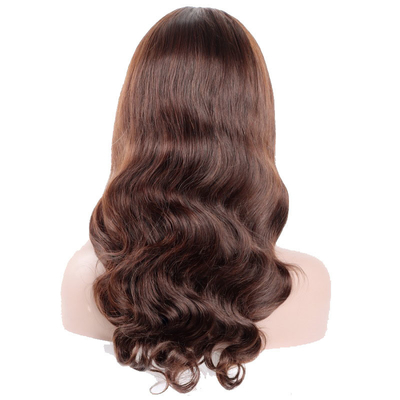 13x4 HD Perruques frontales en dentelle à cuticule complète Perouvian Body Wave Perruques de cheveux humains 12-30 pouces