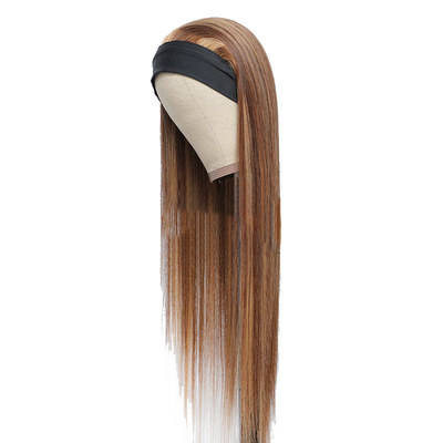 100% de cheveux humains brésiliens cheveux de pointe ceinture de tête perruque sans colle P4/27 pour les femmes noires
