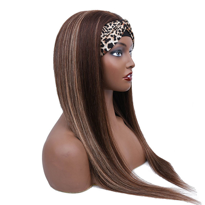 100% de cheveux humains brésiliens cheveux de pointe ceinture de tête perruque sans colle P4/27 pour les femmes noires