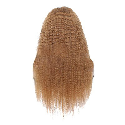 Véritable chevelure humaine Jerry bouclée demi-perruque avec bandeau pour les filles afro coiffure 10-30 pouces