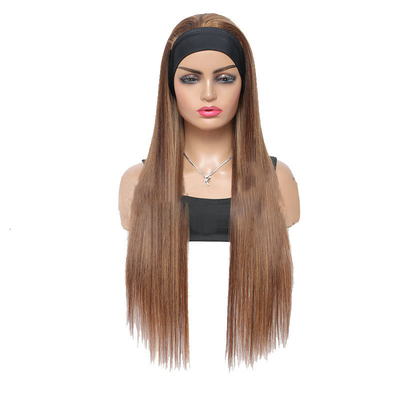 Véritable chevelure humaine Jerry bouclée demi-perruque avec bandeau pour les filles afro coiffure 10-30 pouces