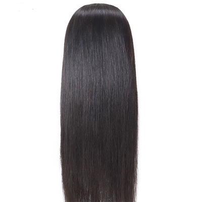 Longue osse noire droite Viêt-Nam crue cheveux vierges perruques pour la dentelle technique avant