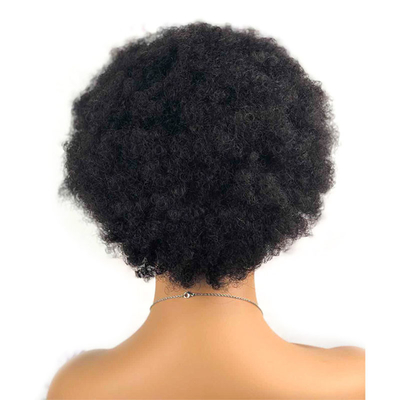 Cuticule de cheveux humains indiens crue alignée coupe de pantin Afro bouclée Perruques GS fournitures 250g-450g