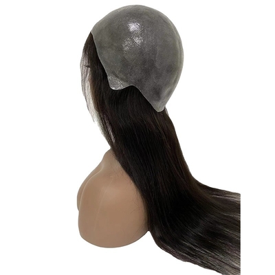 Cheveux brésiliens pleine cuticule PU pleine peau fine naturelle vraie cheveux humains perruques pour femmes